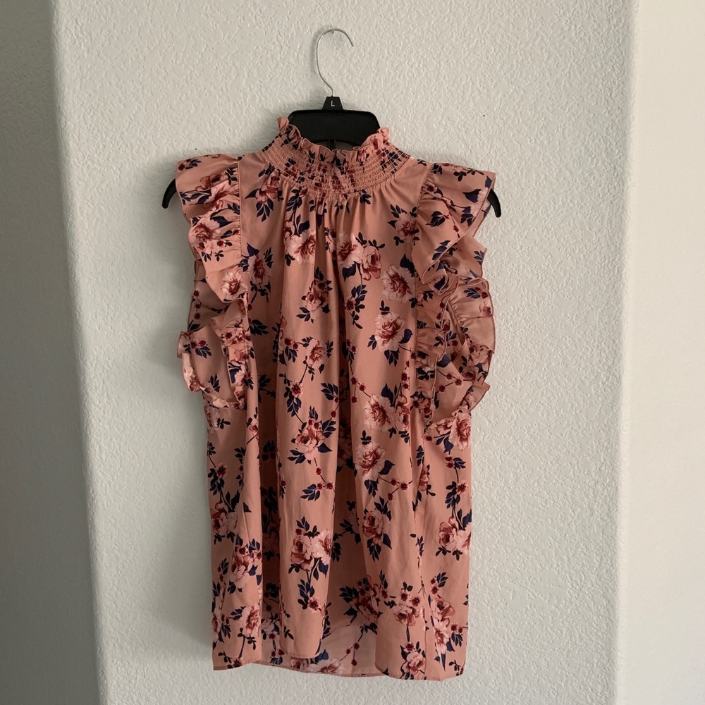 Kate Spade Prairie Rose Flutter Top - Size M